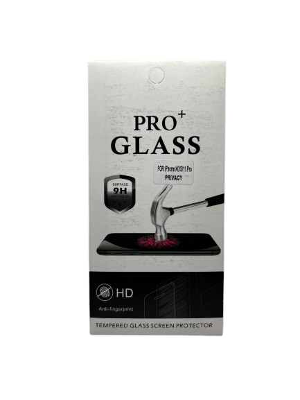 Verre Trempé Anti Espion iPhone X/XS/11PRO