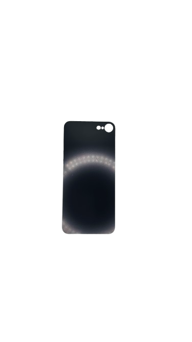 Vitre Arrière Noir iPhone SE2 + B7000