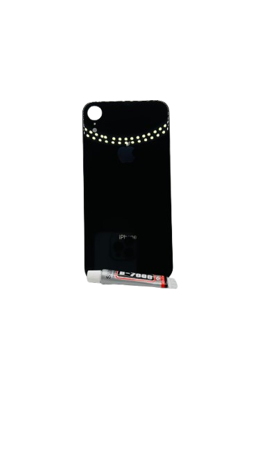 Vitre Arrière Noir iPhone XR + B7000