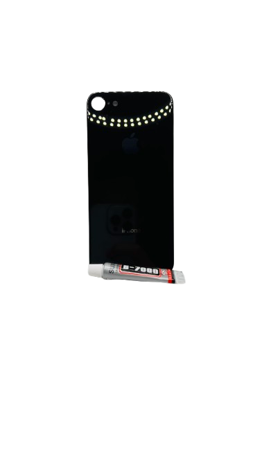 Vitre Arrière Noir iPhone 8 + B7000